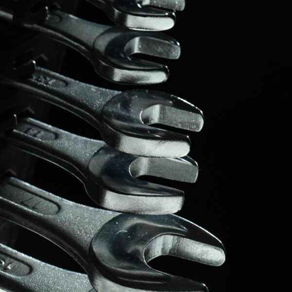 Steel wrenches set